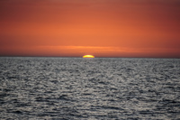 Sunset near Isla Isabella Isabella, Galapagos, Ecuador, South America