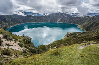 Quilotoa lake Chugchilan,  Cotopaxi,  Ecuador, South America