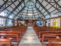 Puerto Ayora Church Puerto Ayora, Galapagos, Ecuador, South America