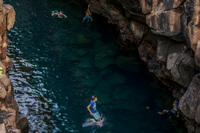 Las Grietas Cliff Jumping Puerto Ayora, Galapagos, Ecuador, South America