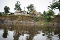 Amazon community visit Lago Agrio, Nueva Loja Cuyabeno Reserve, Ecuador, South America