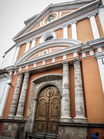 Church at the corner of Juan Jose Flores Quito, Pichincha province, Ecuador, South America
