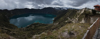 Quilotoa lake Chugchilan, Colopaxi Province, Ecuador, South America