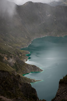 Quilotoa lake Chugchilan, Colopaxi Province, Ecuador, South America