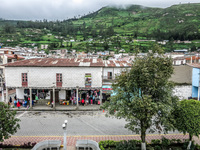 Alausi Scene from Gampala Riobamba, Alausi, Ecuador, South America