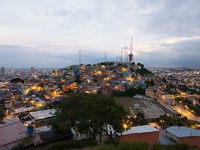 View from Las Penas Top Guayaquil, Ecuador, South America