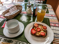 breakfast at Dreamkapture Guayaquil, Ecuador, South America